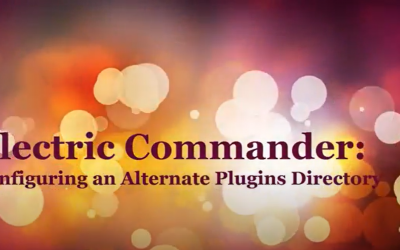 Electric Commander: Configuring an Alternate Plugins Directory