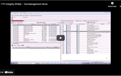 PTC Integrity (RV&S) — Test Management Demo