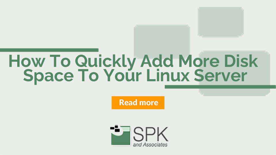 Add More Disk Space To Your Linux Server image