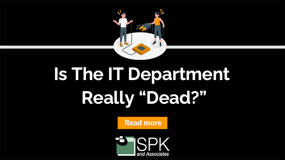 Is the IT Department Really Dead text