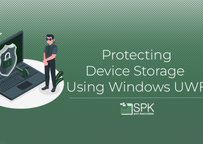 Protecting Device Storage Using Windows UWF