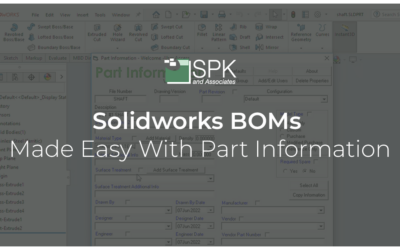 Solidworks Training: How To Use Part Information