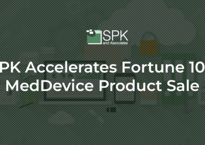 SPK Accelerates Fortune 100 MedDevice Product Sale