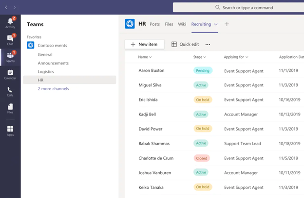 microsoft teams screenshot 4