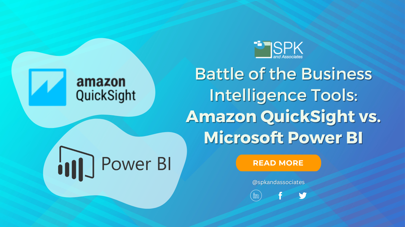 Battle of the Business Intelligence Tools- Amazon QuickSight vs. Microsoft Power BI featured image