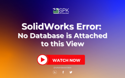 SolidWorks PDM Error: No Database Attached to this View Part 1