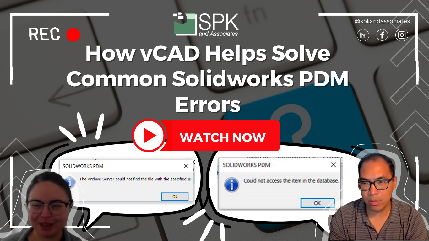 SolidWorks Error Accessing A File On The Archive Server