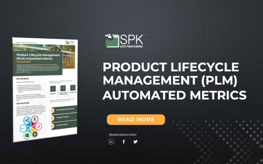 Product Lifecycle Management (PLM) Automated Metrics
