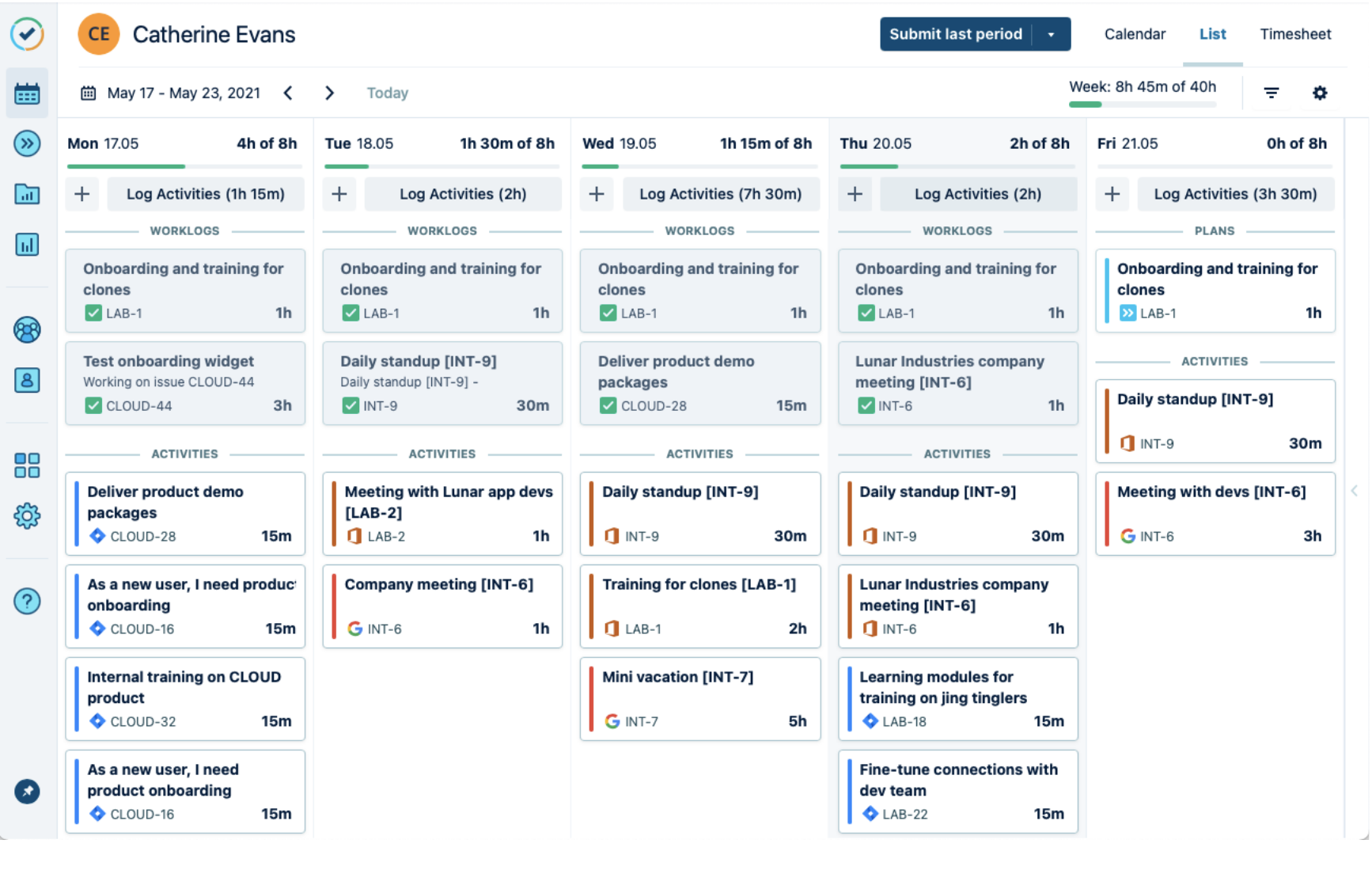Tempo Time Tracking Tempo Timesheets Time tracking