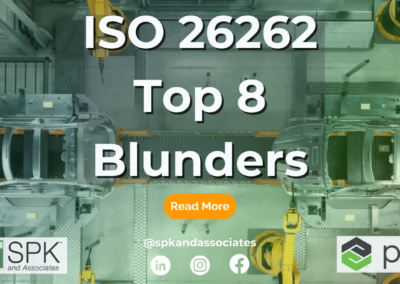 ISO 26262 Top 8 Blunders