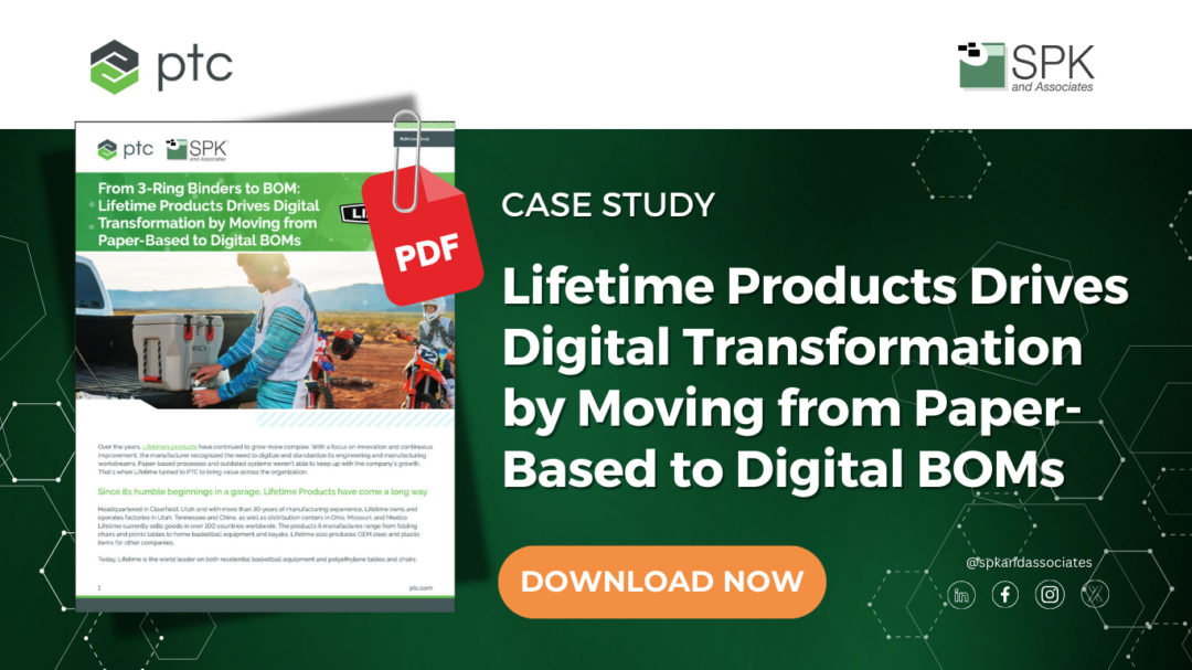 Lifetime Products Drives Digital Transformation by Moving from Paper-Based to Digital BOMs