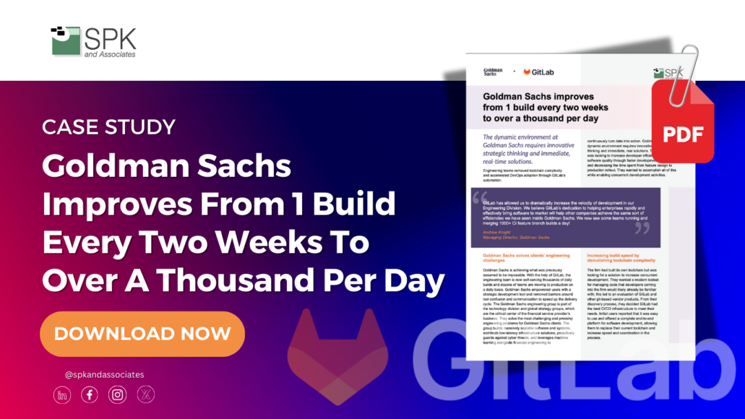 Goldman Sachs Improves From 1 Build Every Two Weeks To Over A Thousand Per Day