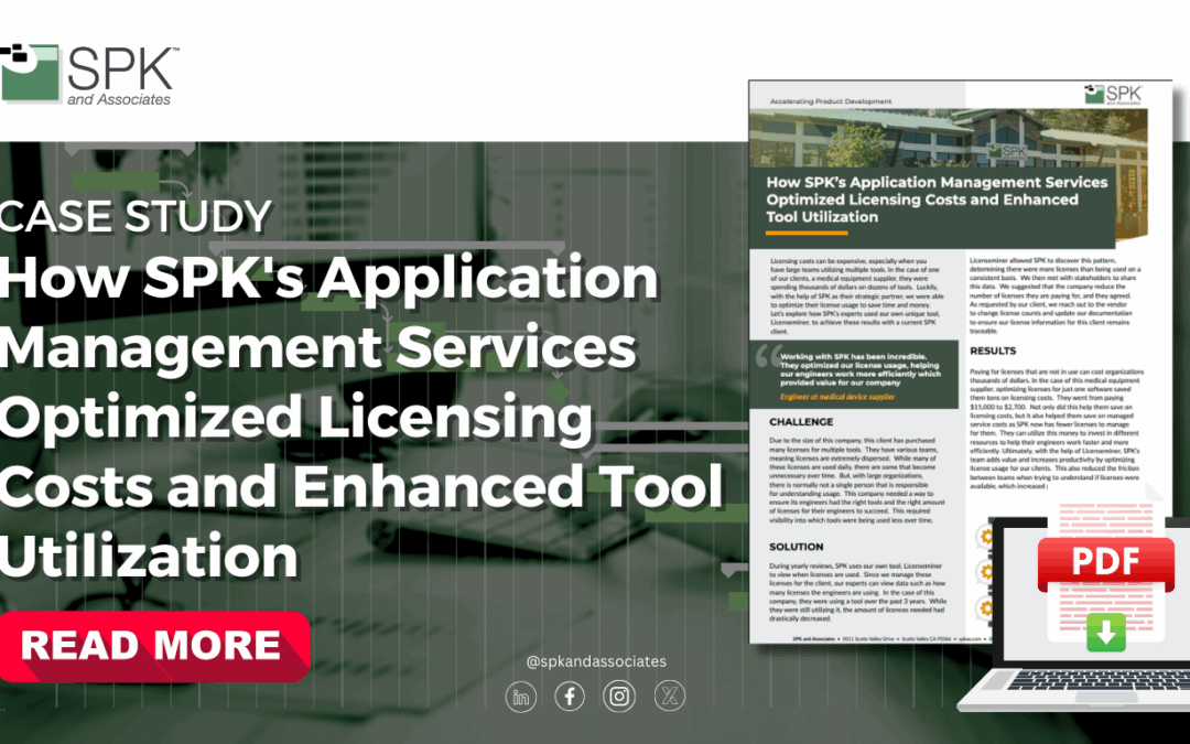 How SPK’s Application Management Services Optimized Licensing Costs and Enhanced Tool Utilization