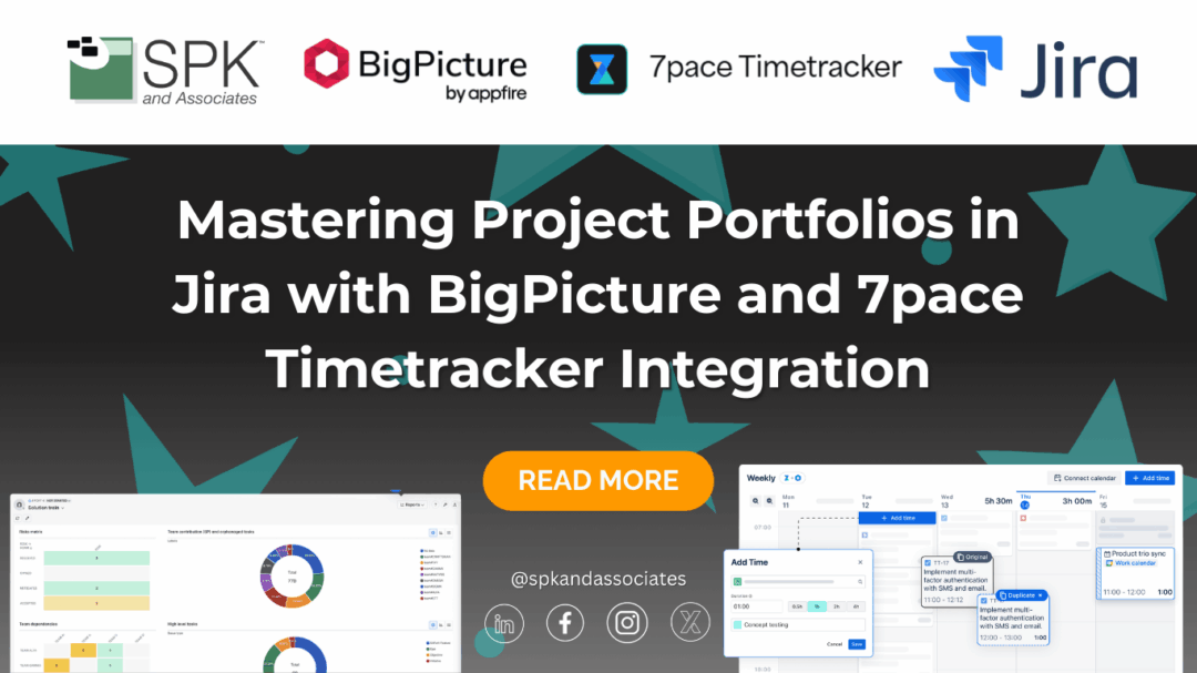 Mastering Project Portfolios in Jira with BigPicture and 7pace Timetracker Integration