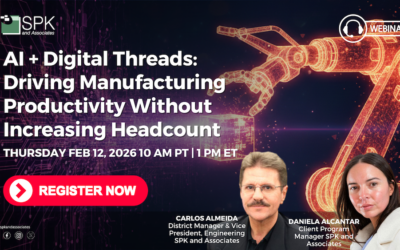 AI + Digital Threads- Driving Manufacturing Productivity Without Increasing Headcount