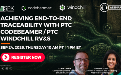 Achieving End-to-End Traceability with PTC Codebeamer / PTC Windchill RV&S